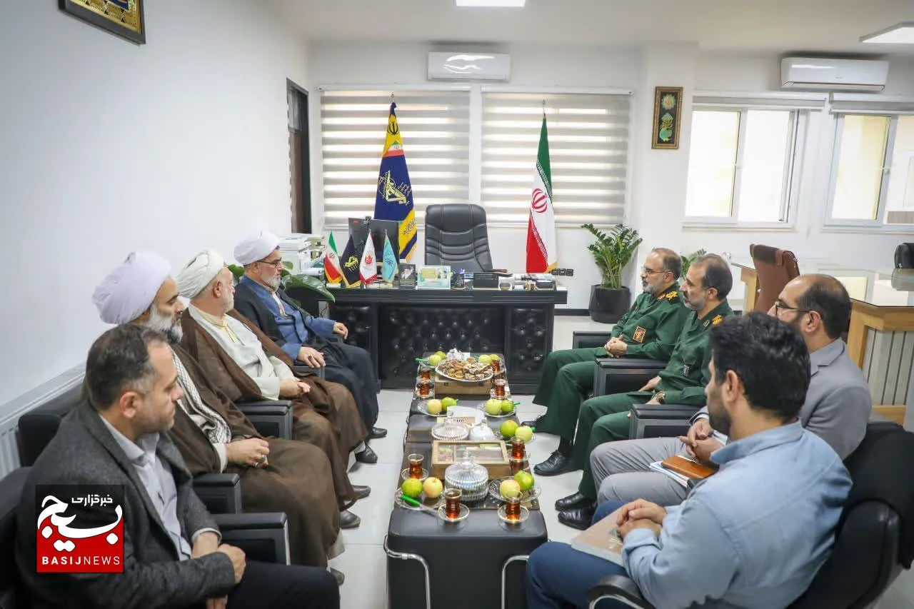 دیدار مدیرکل اوقاف استان مازندران با فرمانده سپاه کربلا