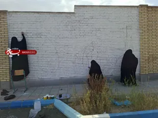 دانش&zwnj;آموزان جهادگر اسکویی و رنگ تازه بر دیوارهای مدارس