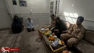 دیدار با خانواده شهید محمد بدیعی در کاشان