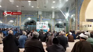 گرامیداشت سالروز عملیات والفجر8  درمحل مسجد جامع شهر دستگرد