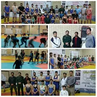 حضور سرزده معاونت تربیت بدنی سپاه پیشوا در جمع کشتی گیران