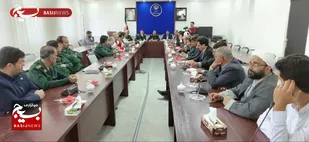 بازدید سردار موحد از رده&zwnj;های بسیج و سپاه شهرستان جعفرآباد استان قم