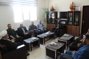 نشست صمیمی فرمانده سپاه قائم آل محمد (عج)با مدیرعامل محترم سازمان بازرسی کل استان سمنان