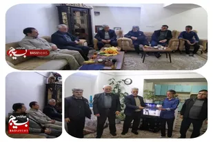 بسیجیان سرخه با پیشکسوتان روستا دیدار کردند