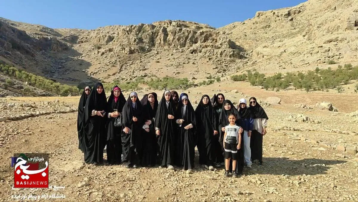 بسیجیان دانشجوی دانشگاه آزاد و پیام نور ایذه در طریق نور