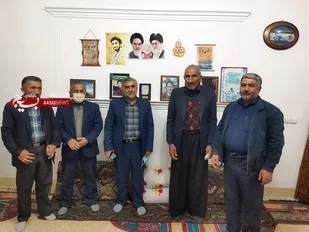 دیدار سرپرست فرمانداری اردل با خانواده شهدای بخش سرچاه