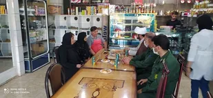 دیدار مسئول نمایندگی ولی فقیه سپاه ناحیه چرداول با خانواده های اهل تسنن این شهرستان