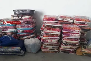 ارسال ۵۴۰ تخته پتو  از شبستر به خوی