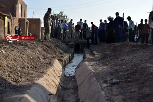احیای قنات مهدی آباد پس از ۹ سال به همت بسیج سازندگی نیشابور