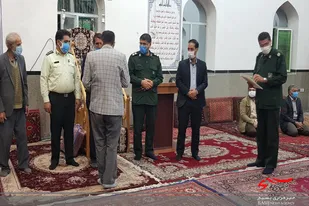 آئین تکریم و معارفه فرمانده حوزه بسیج امام سجاد(ع) آبرومند