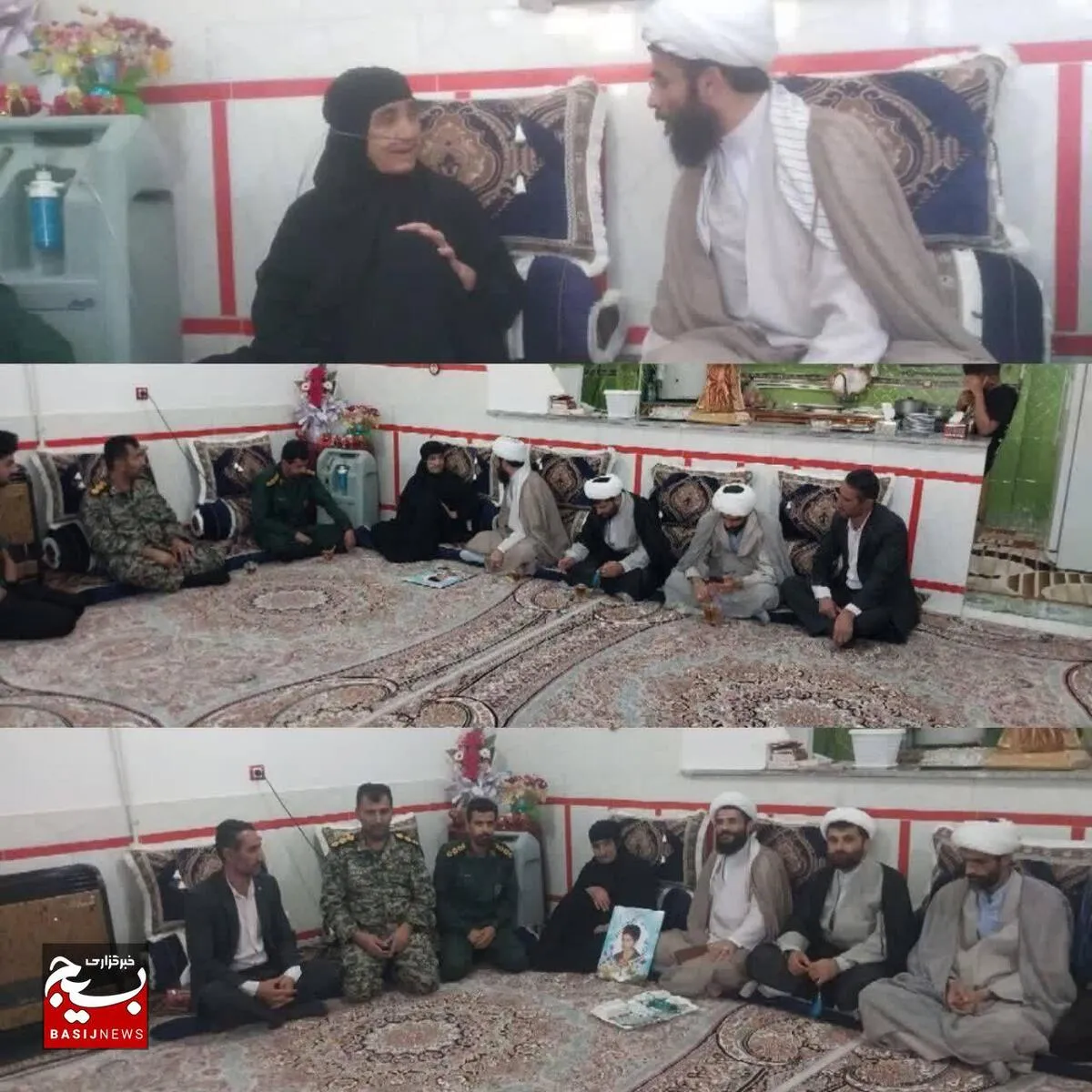 یادواره خانگی و دیدار با مادر شهید رحم خدا رحیمی