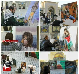 هنر ایرانی رنگِ مقاومت گرفت/خط شکنی هنرمندان تجسمی در &laquo;طوفان الاقصی&raquo; با رویداد &laquo;من&zwnj;القدس، الی&zwnj;القدس&raquo; +عکس و فیلم