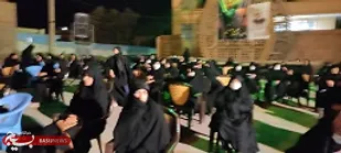 مراسم استغاثه توسط حوزه نرجس خاتون ناحیه مرکزی یزد