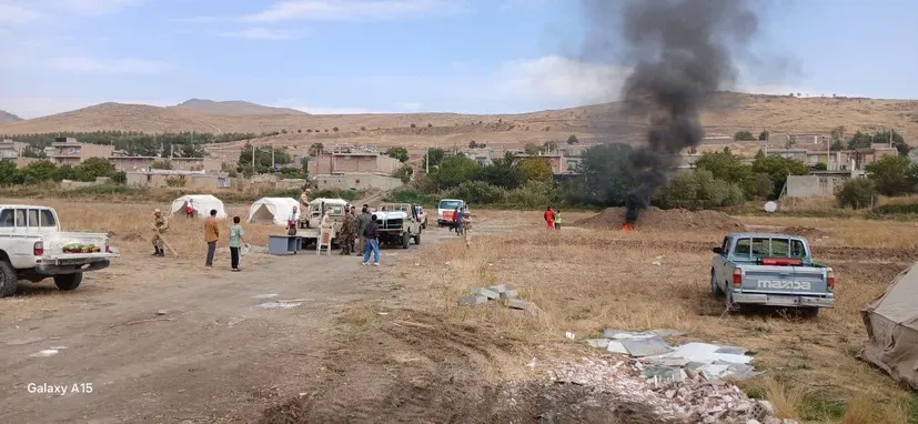 رزمایش پدافند غیرعامل در بخش لاجان پیرانشهر برگزار شد