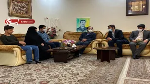 دیدار مسئول سازمان بسیج جامعه پزشکان کشور با خانواده&zwnj;ی شهید مدافع سلامت