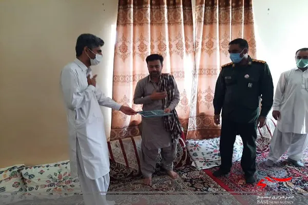 دیدار فرمانده حوزه شهید شهرامفر پلان با خانواده شهید بی باک به مناسبت سوم خرداد