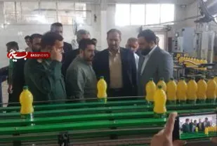 بازدید مسئول سازمان بسیج کارگران و کارخانجات کشور از کارخانه تولید روغن زرناب دانه شمال