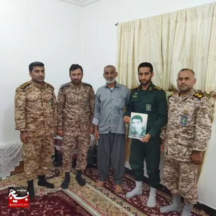 تکریم خانواده شهید محمدرحیم شهروئی در بهبهان