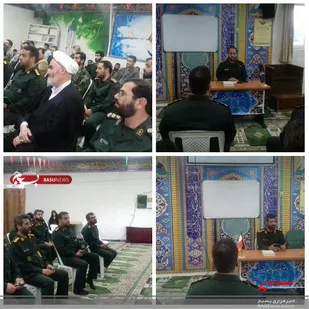 تکریم و معارفه جانشین فرماندهی ناحیه مقاومت امام رضا(ع) فردیس برگزار شد