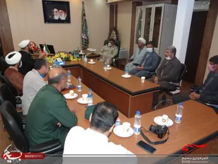 دیدارصمیمی امام جمعه مارگون با فرمانده تیپ 48 فتح