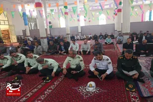 مراسم چهلم شهدای خدمت در فامنین