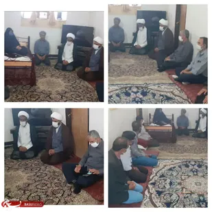 سرکشی از خانواده شهید علی زارعی در روستای  جلال آباد زرند برگزار شد