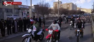 رژه موتوری و خودرویی در شهرستان ماهنشان برگزار شد+تصاویر