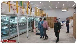 بازديد از کارخانه تجهیزات پزشکی سینا سوادکوه شمالی