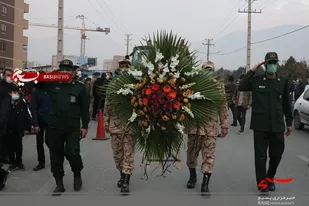 آیین بزرگداشت دانشمند هسته ای شهید ترور فخری زاده در شهر کرج برگزار شد+تصاویر