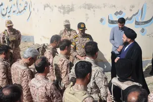 بازدید مسئول دفتر نمایندگی ولی&zwnj;فقیه در سپاه سردشت و هیئت همراه از پایگاه عملیاتی مرزی سپیکان میرآباد