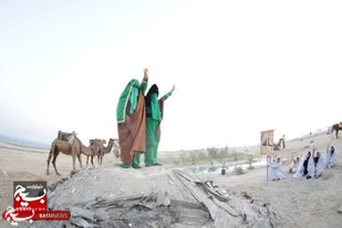 بازسازی واقعه غدیر خم در عسلویه