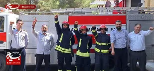 دعوت آتش&zwnj;نشانان تربت&zwnj;جامی از آحاد مردم برای مشارکت در انتخابات+فیلم
