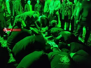 سه شب شور و عزای فاطمی در جمع رزمندگان گردان ۱۰۵ حضرت امام حسین علیه السلام