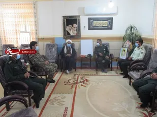 دیدار فرمانده سپاه منوجان با امام جمعه