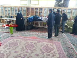 بازدید مسئولین بسیج سازندگی سپاه استان از کارگاه های اشتغالزایی محله اسلامی مهدیه شاهرود