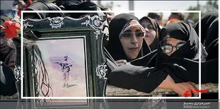 مادر شهید رجب رحیم زاده نمین به فرزند شهیدش پیوست