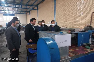 بازدید مدیرکل استاندارد استان همدان از دو واحد تولیدی نهاوند+تصاویر
