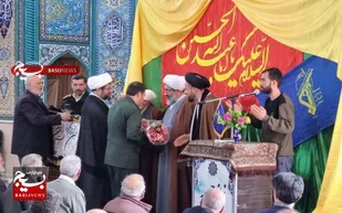 تقدیر ستاد برگزاری نماز جمعه دهاقان از فرمانده و مسئول نمایندگی ولی فقیه  ناحیه مقاومت بسیج شهرستان دهاقان به مناسبت روز پاسدار