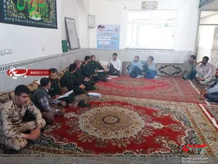 سرکشی فرمانده سپاه ناحیه کبودراهنگ از پایگاه بسیج روستای جگنلو