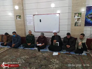 بررسی مشکلات محله اسلامی شهرک شهید بهشتی با حضور فرمانده سپاه ناحیه شاهرود+ تصاویر