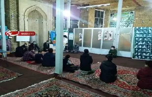 مراسم خاطره گویی دوران دفاع مقدس در پایگاه بسیج کربلا