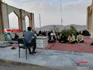 اردو جهادی  ساخت گلزار شهداء جوشان توسط گروه جهادی انصارالرسول