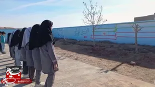 روستای تِل آباد کاشمر به تَلی از اُمید تبدیل شد+فیلم