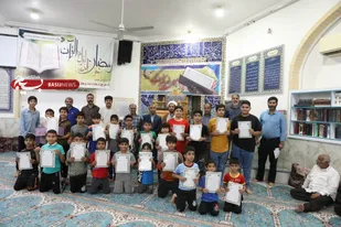 مراسم اختتامیه ترتیل خوانی قرآن کریم در مسجد امیرالمومنین (ع) + تصاویر