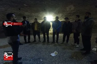 نوجوانان بسیجی از آب انبار سرخه بازدید کردند