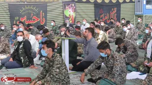 حضور باشکوه پاسداران وبسیجیان در نمازجمعه خمینی شهر