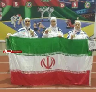 درخشش مدال طلای جهان بر گردن بانوان رزمی کار شاهرودی