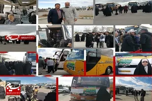 &nbsp;اعزام ۲۰۰ نفر از گناباد به مناطق عملیاتی جنوب کشور+فیلم