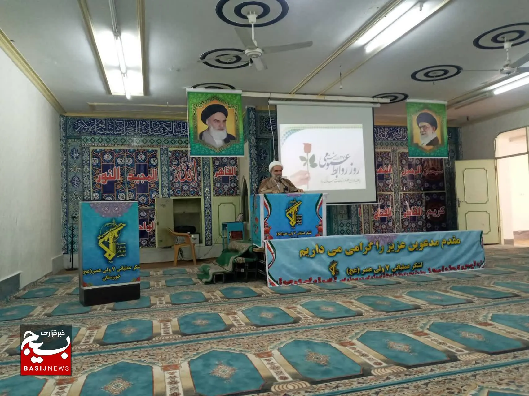 مراسم روز روابط عمومی در لشکر عملیاتی ۷ ولیعصر(عج)