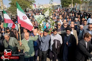 تشییع باشکوه پیکر شهید مدافع امنیت &laquo;سید محمدعلی موسوی&raquo; در دشتستان